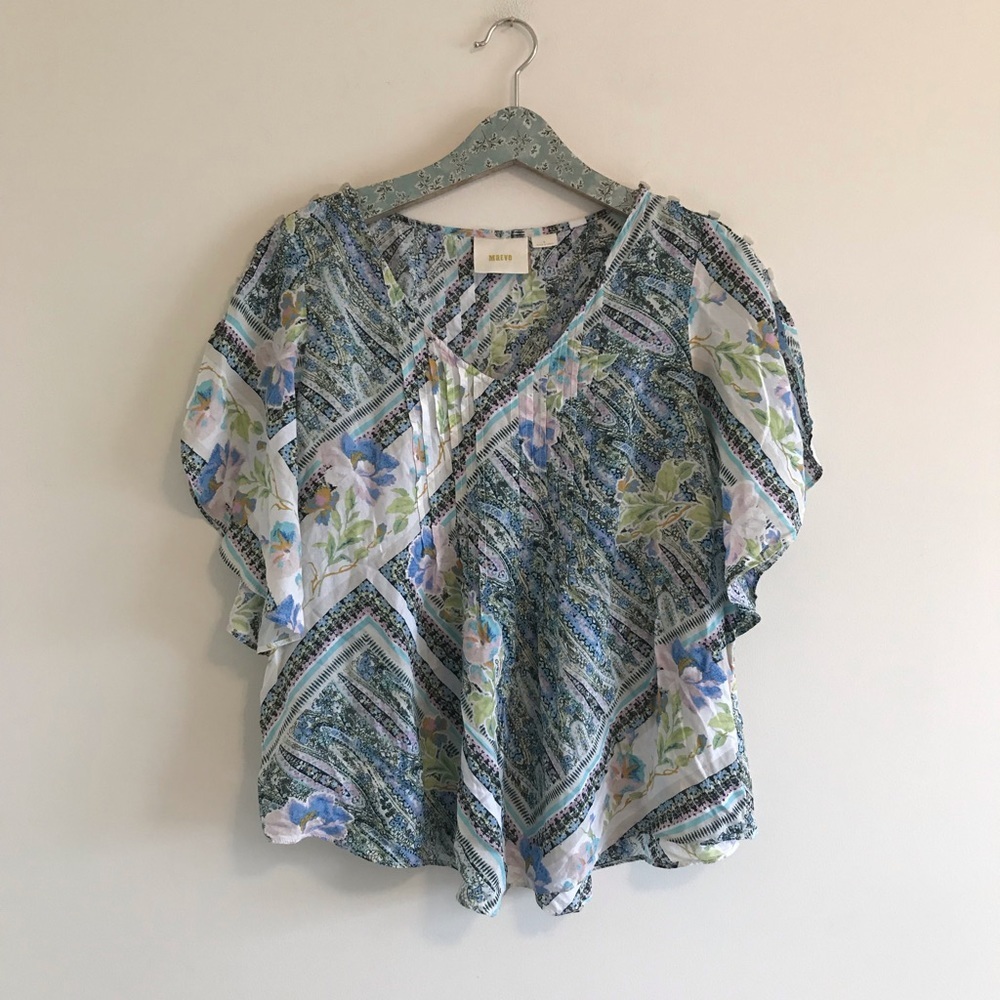 Maeve Floral Print Blouse